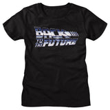 Back To The Future - Chrome To The Future Womens T-Shirt
