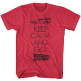 Back To The Future - Keep Calm Boyfriend Tee