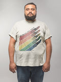 BACK TO THE FUTURE - RAINBOW BIG AND TALL T-SHIRT