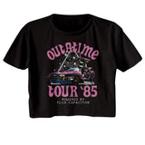 Back To The Future - Star Triangle Womens Crop Tee