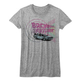 Back To The Future - Time Machines And Shapes Womens T-Shirt