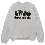 Watching You Cat Sweatshirt
