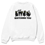 Watching You Cat Sweatshirt