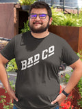 BAD COMPANY WHITE LOGO BIG AND TALL T-SHIRT