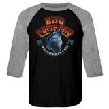 Bad Company - Wolf Head 74 Baseball Shirt