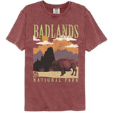 Badlands Minimalist Landscape Comfort Colors T-Shirt