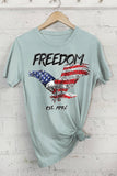 Ameraca Freedom Flag Eagle Graphic Tshirts