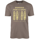Bahooka Ribs & Grog - Rosemead, CA - Vintage Tiki Bar - Unisex T-Shirt