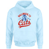 Ballinger Cats - Texas - Vintage Defunct Baseball Teams - Unisex Hoodie