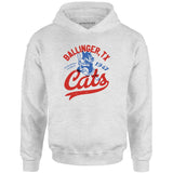 Ballinger Cats - Texas - Vintage Defunct Baseball Teams - Unisex Hoodie
