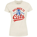 Ballinger Cats - Texas - Vintage Defunct Baseball Teams - Women's T-Shirt