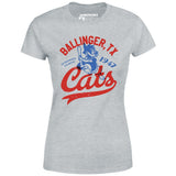 Ballinger Cats - Texas - Vintage Defunct Baseball Teams - Women's T-Shirt