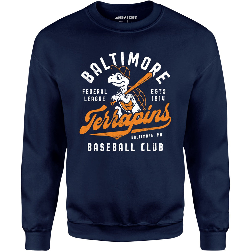Baltimore Terrapins - Maryland - Vintage Defunct Baseball Teams - Unisex Sweatshirt