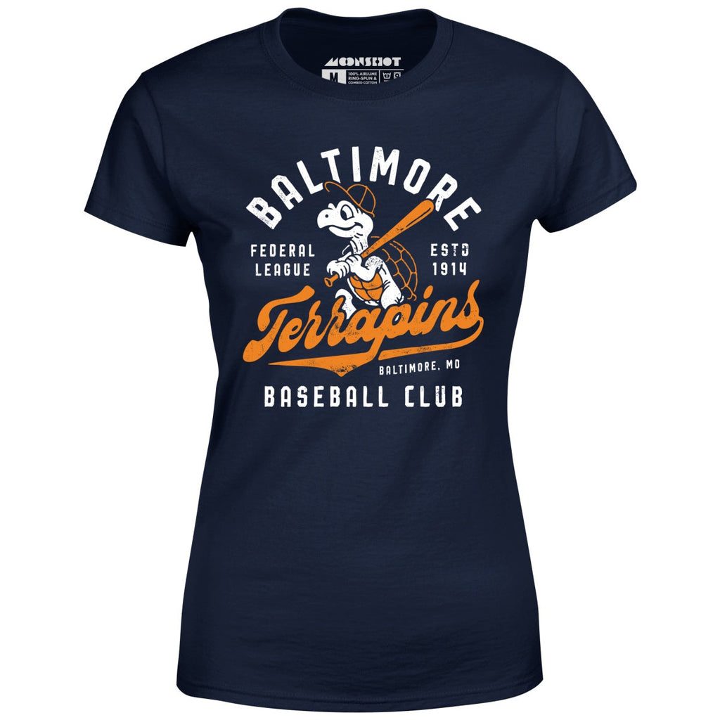 Baltimore Terrapins - Maryland - Vintage Defunct Baseball Teams - Women's T-Shirt