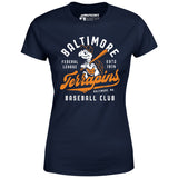 Baltimore Terrapins - Maryland - Vintage Defunct Baseball Teams - Women's T-Shirt