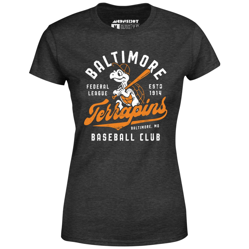 Baltimore Terrapins - Maryland - Vintage Defunct Baseball Teams - Women's T-Shirt