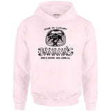 Banana's Steak House v2 - Oak Lawn, IL - Vintage Restaurant - Unisex Hoodie