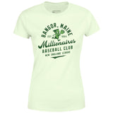Bangor Millionaires - Maine - Vintage Defunct Baseball Teams - Women's T-Shirt