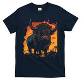 Buffalo Animal Retro Style Graphic Tees for Boy T-Shirt