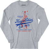 Barberton Magic Cities - Ohio - Vintage Defunct Baseball Teams - Long Sleeve T-Shirt