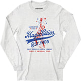 Barberton Magic Cities - Ohio - Vintage Defunct Baseball Teams - Long Sleeve T-Shirt