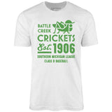 Battle Creek Crickets - Michigan - Vintage Defunct Baseball Teams - Unisex T-Shirt