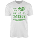 Battle Creek Crickets - Michigan - Vintage Defunct Baseball Teams - Unisex T-Shirt