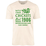 Battle Creek Crickets - Michigan - Vintage Defunct Baseball Teams - Unisex T-Shirt
