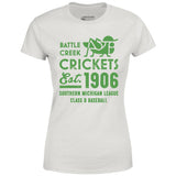 Battle Creek Crickets - Michigan - Vintage Defunct Baseball Teams - Women's T-Shirt