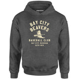 Bay City Beavers - Michigan - Vintage Defunct Baseball Teams - Unisex Hoodie