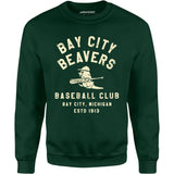 Bay City Beavers - Michigan - Vintage Defunct Baseball Teams - Unisex Sweatshirt