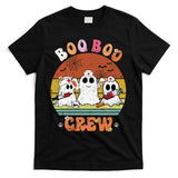 Boo Boo Crew Nurse Ghost Funny Halloween Costume Matching T-Shirt