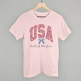 USA Floral Arch + Bow