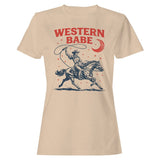 Western Babe Rodeo Women's T-Shirt Natural