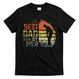 Best Dad By Par Retro Father's Day Golf Lover T-Shirt