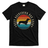 Best Dachshund Dad Ever Funny Doxie Wiener Dog Owner T-Shirt