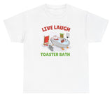 *NEW* Live Laugh Toaster Bath Santa Tee