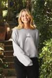 Pray. Mid Cropped Graphic Sweatshirt