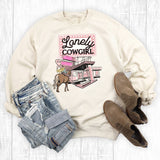 Western Lonely Cowgirl Sweatshirt