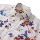 Men's Hawaiian Shirt Short Sleeve Button-down 100% Cotton Aloha Premium Aloha Shirts for Sophisticated Men