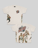 Before the Thunder Garment Dyed Oversized Cream Tee