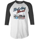 Bel Aire Bowl - Napa, CA - Vintage Bowling Alley - 3/4 Sleeve Raglan T-Shirt