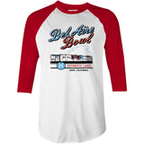 Bel Aire Bowl - Napa, CA - Vintage Bowling Alley - 3/4 Sleeve Raglan T-Shirt