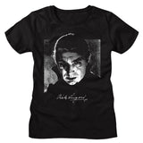 Bela Lugosi - BW Photo And Signature Womens T-Shirt
