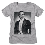 Bela Lugosi - BW Portrait Womens T-Shirt