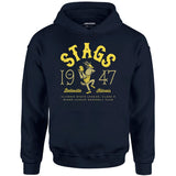 Belleville Stags - Illinois - Vintage Defunct Baseball Teams - Unisex Hoodie