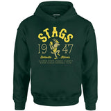 Belleville Stags - Illinois - Vintage Defunct Baseball Teams - Unisex Hoodie