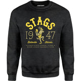 Belleville Stags - Illinois - Vintage Defunct Baseball Teams - Unisex Sweatshirt