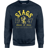 Belleville Stags - Illinois - Vintage Defunct Baseball Teams - Unisex Sweatshirt