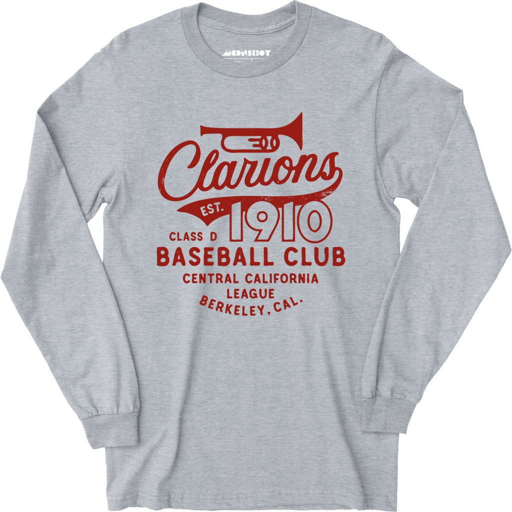 Berkeley Clarions - California - Vintage Defunct Baseball Teams - Long Sleeve T-Shirt